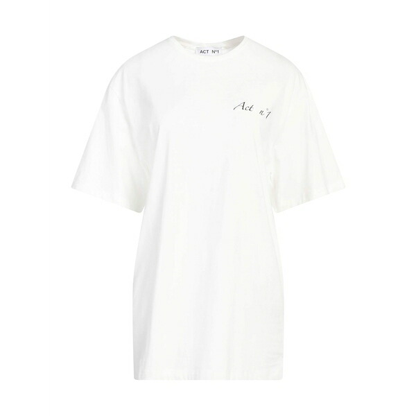 【送料無料】 アクト ナンバー ワン レディース Tシャツ トップス T-shirts White 10,636円