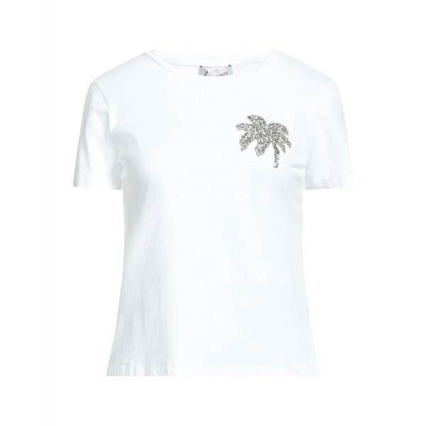 【送料無料】 エルマンノ フィレンツェ レディース Tシャツ トップス T-shirts White