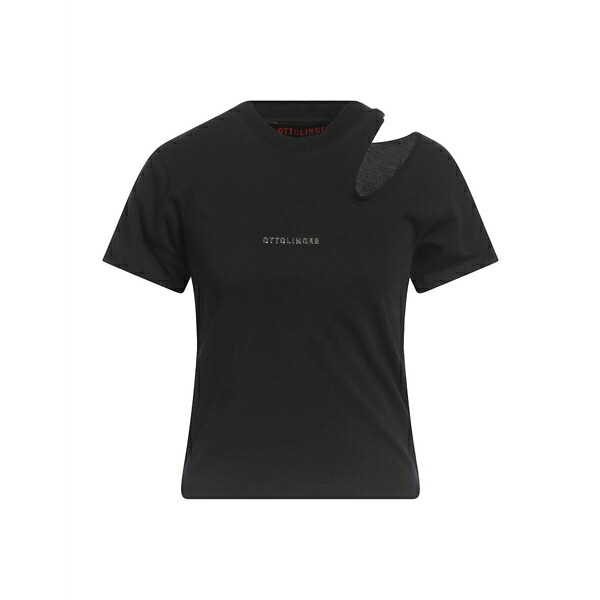【送料無料】 オットリンガー レディース Tシャツ トップス T-shirts Black