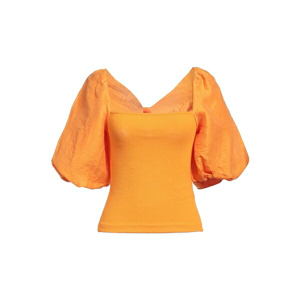 【貨物輸送無料】 真砂ロ レディース ティーシャツ トップス T-shirts Orange トップス-Tシャツ・カットソー-レディースファッション