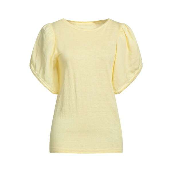 【送料無料】 １２０％リノ レディース Tシャツ トップス T-shirts Yellow