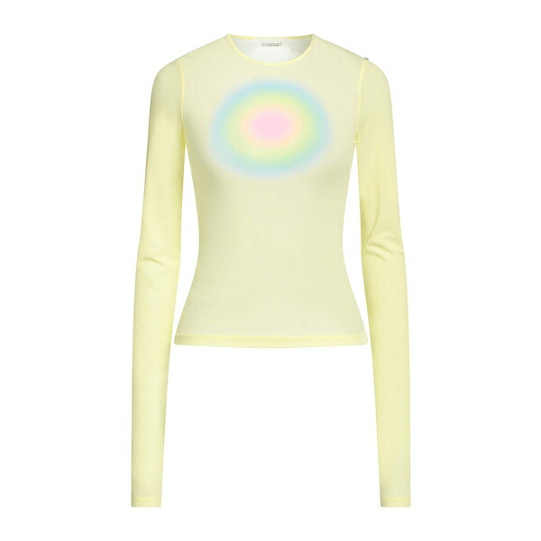【送料無料】 スポーツマックス レディース Tシャツ トップス T-shirts Yellow｜asty