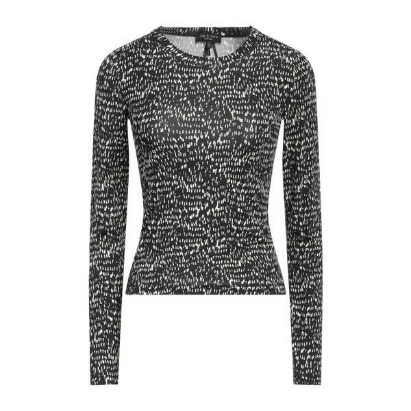 【送料無料】 ラグアンドボーン レディース Tシャツ トップス T-shirts Black