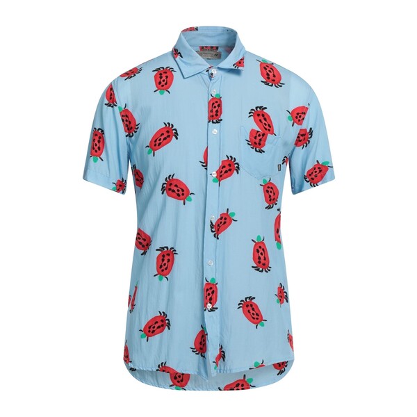 【送料無料】 ダニエレ アレッサンドリー二 メンズ シャツ トップス Shirts Azure｜asty
