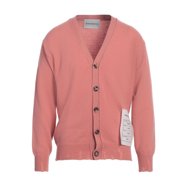 【貨物輸送無料】 アマラント メンズ ジレー アウター Cardigans Pink