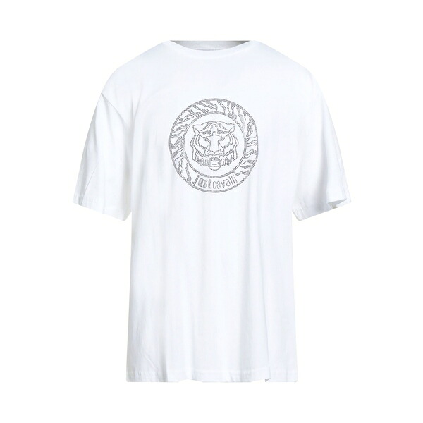 【送料無料】 ロベルトカヴァリ メンズ Tシャツ トップス T-shirts White