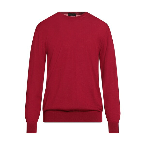 【貨物輸送無料】 ロベルトコリーナ メンズ 編み物\u0026プルオーバー アウター Sweaters Red