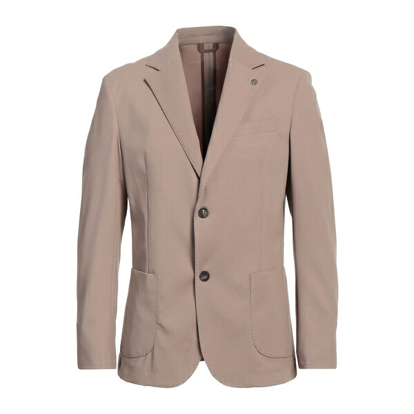 【貨物輸送無料】 マッシモ レベッキ メンズ 上衣＆上衣 アウター Blazers Brown メンズファッション-コート・ジャケット