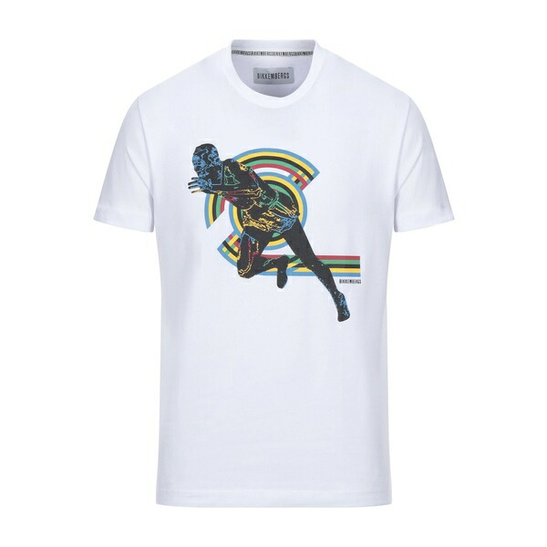 【送料無料】 ビッケンバーグス メンズ Tシャツ トップス T-shirts White