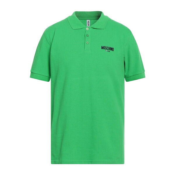 【送料無料】 モスキーノ メンズ Tシャツ トップス Polo shirts Green