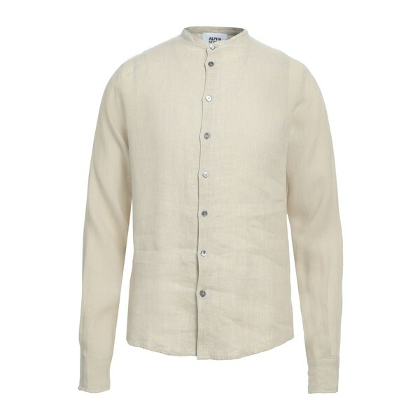 【送料無料】 アルファス テューディオ メンズ シャツ トップス Shirts Beige