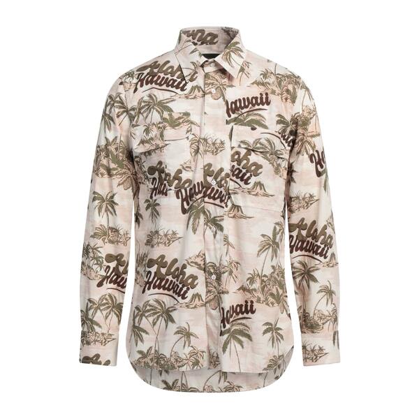 【送料無料】 ガブリエレ パジーニ メンズ シャツ トップス Shirts Beige