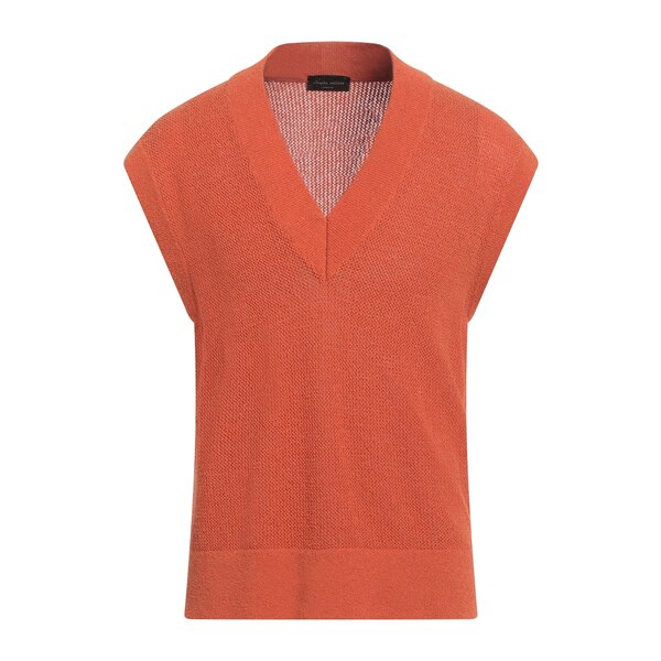 【貨物輸送無料】 ロベルトコリーナ メンズ 編み物\u0026プルオーバー アウター Sweaters Orange