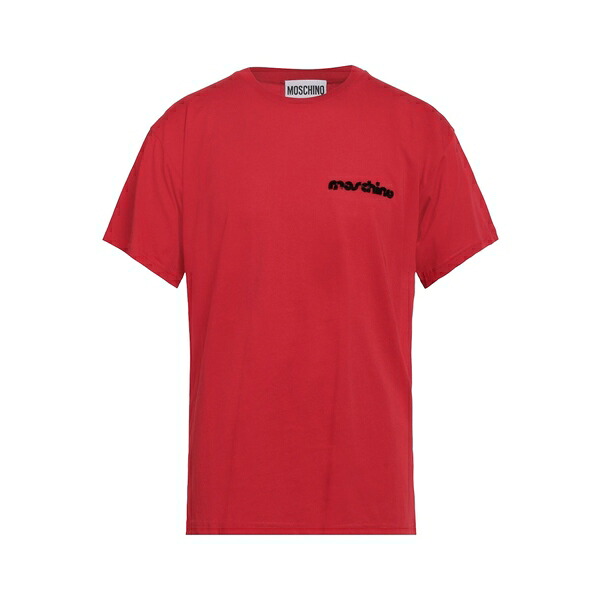 【送料無料】 モスキーノ メンズ Tシャツ トップス T-shirts Red
