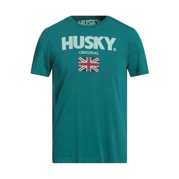 【送料無料】 ハスキー メンズ Tシャツ トップス T-shirts Green
