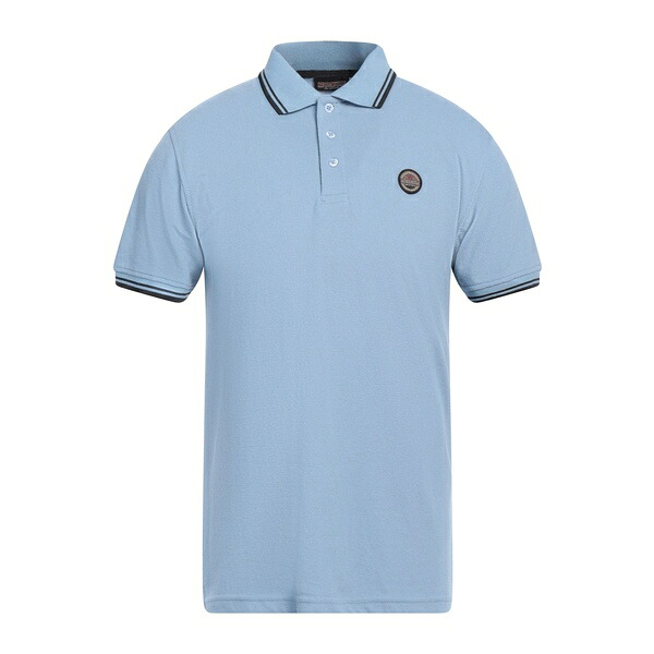 【送料無料】 ミュージアム メンズ Tシャツ トップス Polo shirts Azure