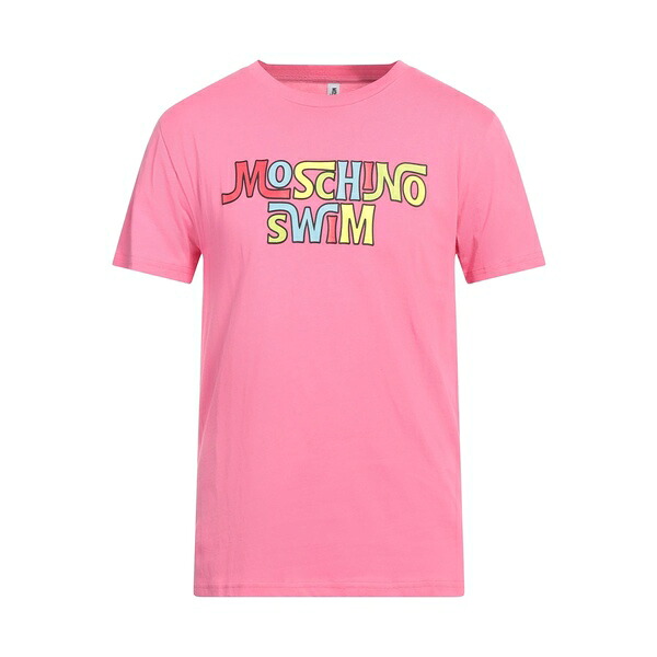 【送料無料】 モスキーノ メンズ Tシャツ トップス T-shirts Pink