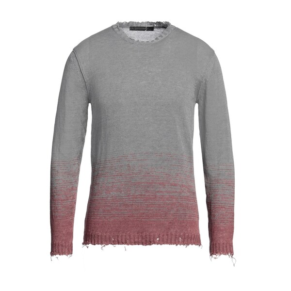 【送料無料】 メッサジェリエ メンズ ニット&セーター アウター Sweaters Grey|asty