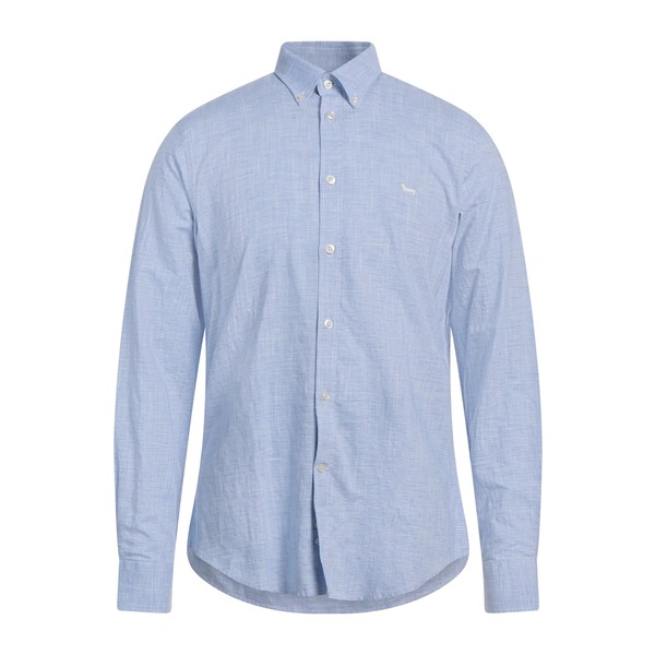 【送料無料】 ハーモント & ブレイン メンズ シャツ トップス Shirts Azure
