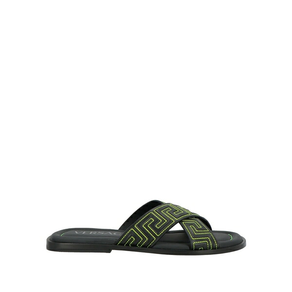 【送料無料】 ヴェルサーチ メンズ サンダル シューズ Sandals Black