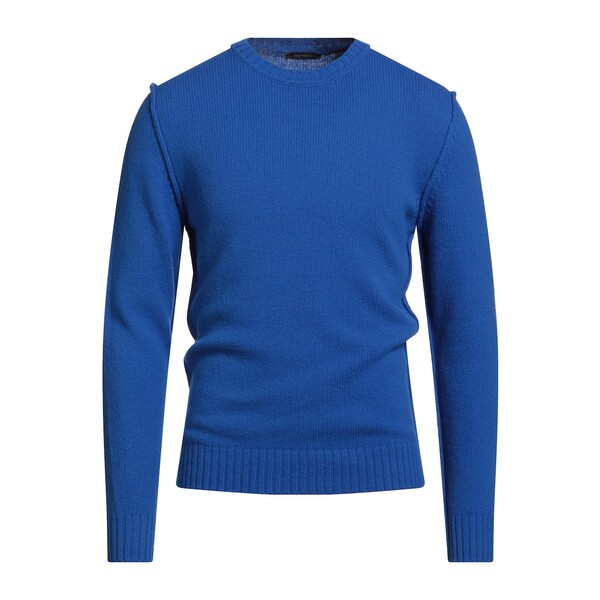 【貨物輸送無料】 呼びりん材木 メンズ 編み物\u0026プルオーバー アウター Sweaters Blue