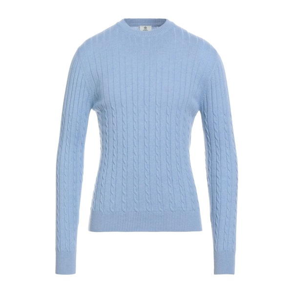 【送料無料】 ルイジ ボレッリ ナポリ メンズ ニット&セーター アウター Sweaters Azure|asty