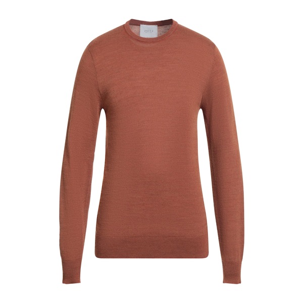 【送料無料】 ブイネック メンズ ニット&セーター アウター Sweaters Brown