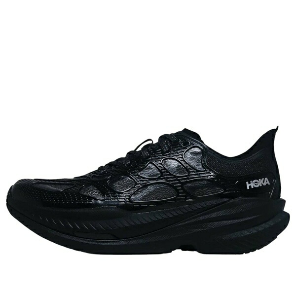 HOKA ONE ONE ホカオネオネ メンズ スニーカー 【HOKA ONE ONE Mach X Caged \u0027Black Midnight Blue\u0027 1168932-BMD】  大きさ US_9(27.0糎)