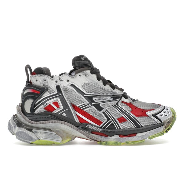Balenciaga バレンシアガ メンズ スニーカー 【Balenciaga Runner Black White Red Neon Yellow】 サイズ US_9(27.0cm) Black/White/Red/Neon Yellow｜asty