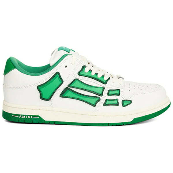 AMIRI アミリ メンズ スニーカー  【AMIRI Skel Low Top White Green】  サイズ EU_42(27.0cm) White/Green