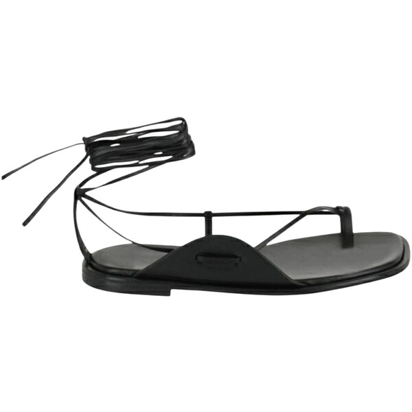 Ferragamo フェラガモ メンズ スニーカー  【Ferragamo Golia Ankle Strap Sandals Black】  サイズ US_8(26.0cm) Black