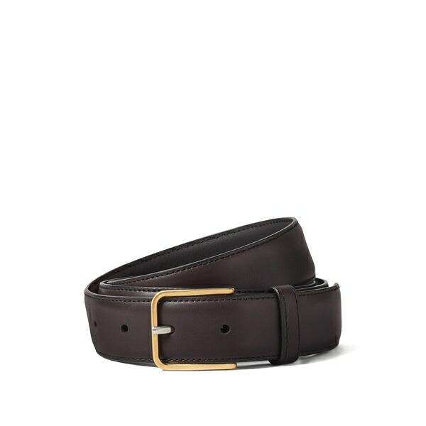 ゼニア メンズ 三尺帯 付属物  leather belt Brown