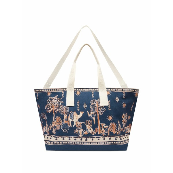アレメ レディース トートバッグ バッグ Acacia tote bag Blue|asty