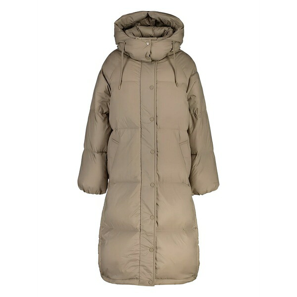 ガント レディース 厚地の外套 アウター Hooded down coat Neutrals