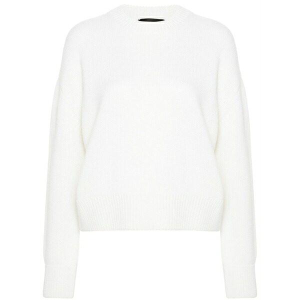 ファビアナ フィリッピ レディース 編み物\u0026スウェーター アウター Crew-neck merino jumper White
