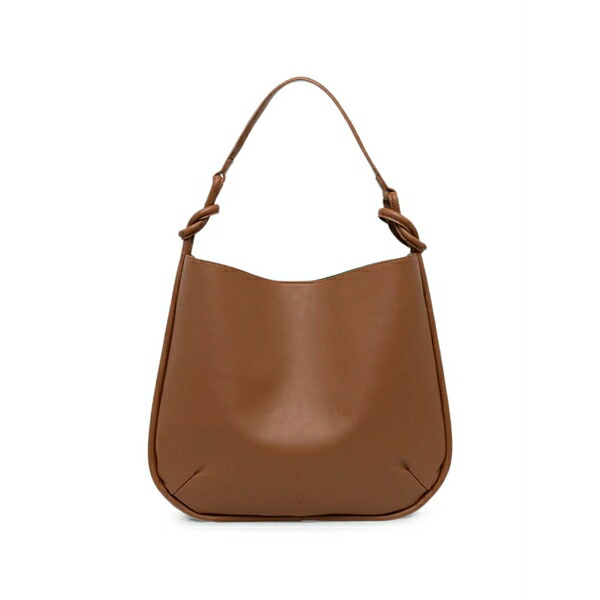 ベネトン レディース トートバッグ バッグ Maxi logo-debossed tote bag Brown|asty