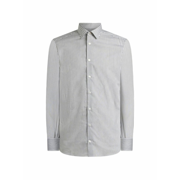 エトロ メンズ シャツ トップス Striped cotton shirt White｜asty