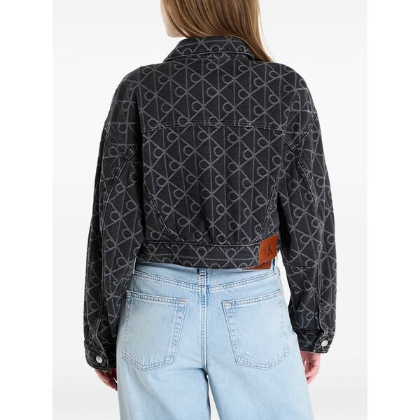 カルバンクライン レディース ジャケット＆ブルゾン アウター Articulated denim jacket Black｜asty