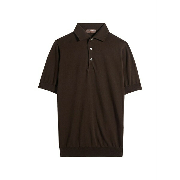 フィリッポ デ ラウレンティス メンズ ポロシャツ トップス Short-sleeve polo shirt Brown｜asty 50,880円