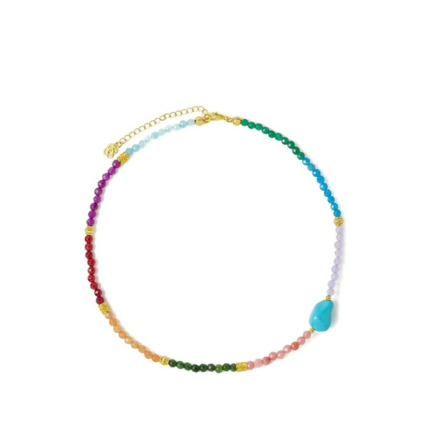オットマンハンズ レディース ネックレス・チョーカー・ペンダントトップ アクセサリー Felice turquoise necklace Gold｜asty