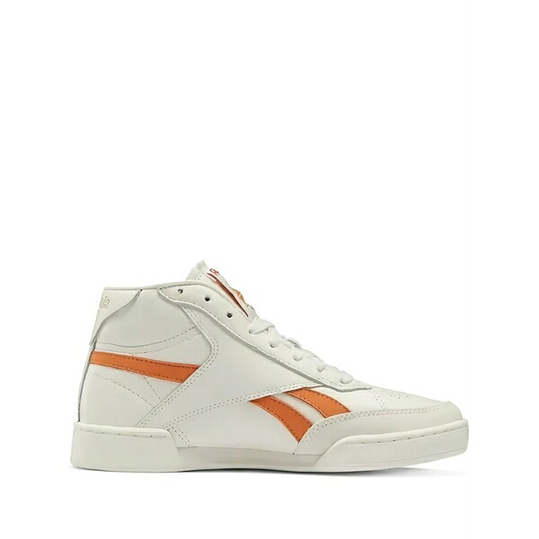 リーボック レディース スニーカー シューズ Club c form high "chalk/burnt orange" sneakers White｜asty
