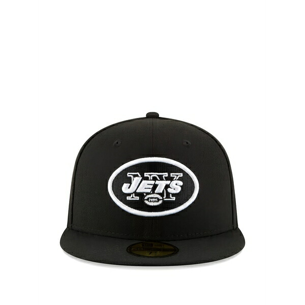 ニューエラ メンズ 帽子 アクセサリー X new york jets 59fifty embroidered cap Black|asty