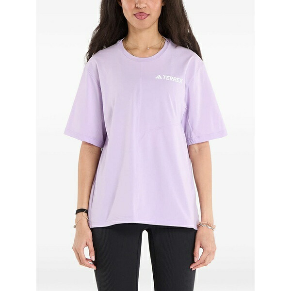 アディダス レディース Tシャツ トップス Terrex multi t-shirt Purple｜asty
