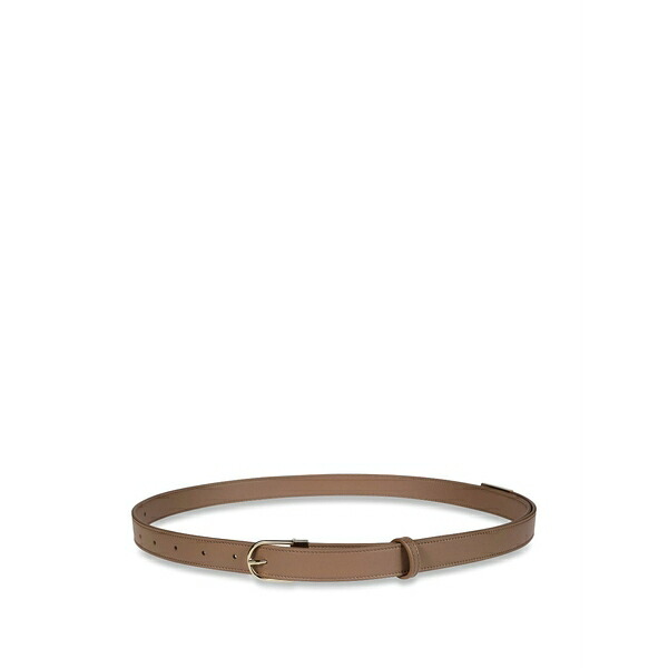 ヴィクトリア ベッカム レディース ベルト アクセサリー Dorian b leather belt Brown｜asty