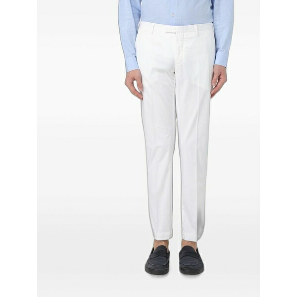 PTトリノ メンズ カジュアルパンツ ボトムス Straight-leg trousers White｜asty