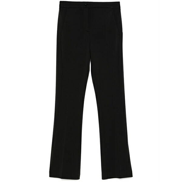 ピンコ レディース カジュアルパンツ ボトムス Pressed-crease trousers Black｜asty
