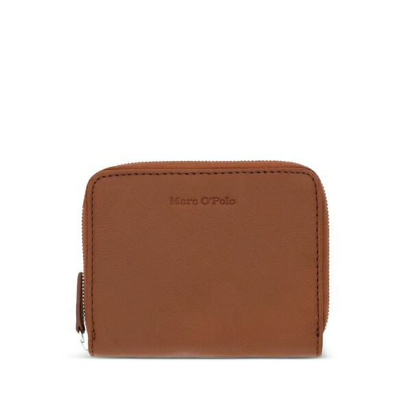 マルコポーロ レディース 財布 アクセサリー Logo-debossed zip-around wallet Brown|asty