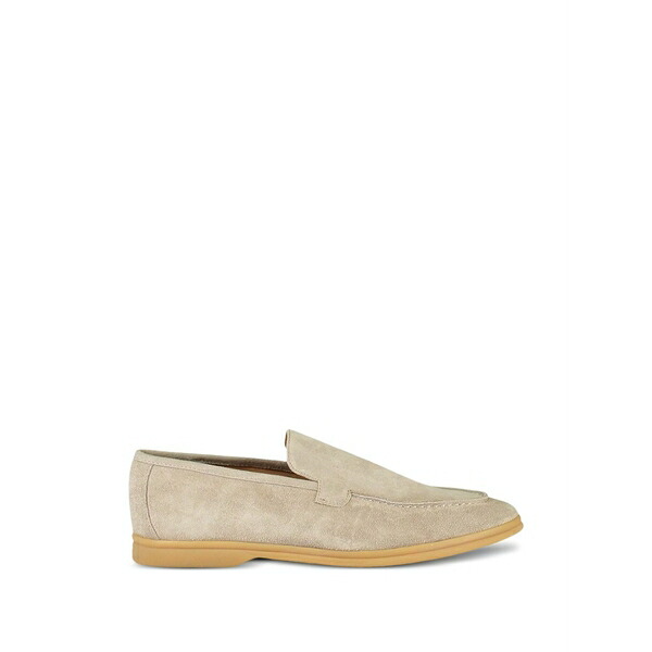 イレブンティ メンズ スリッポン・ローファー シューズ Suede loafers Neutrals｜asty