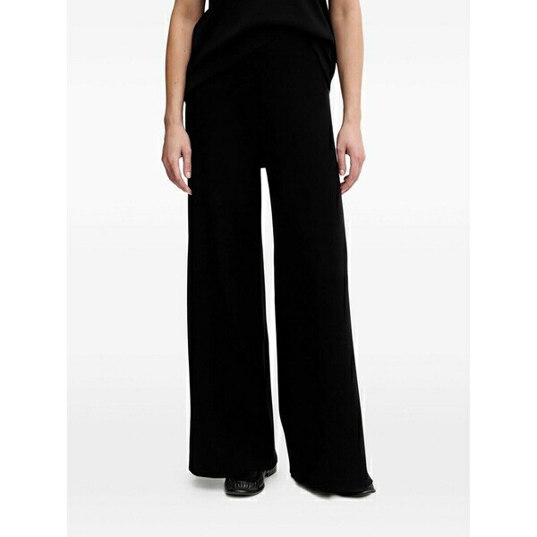 ベネトン レディース カジュアルパンツ ボトムス Side-stripe trousers Black｜asty