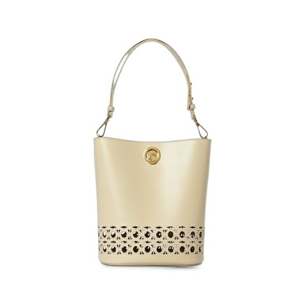 コチネレ レディース ショルダーバッグ バッグ Nikla laser-cut leather shoulder bag Neutrals｜asty